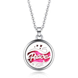 Footprint Perfume necklace